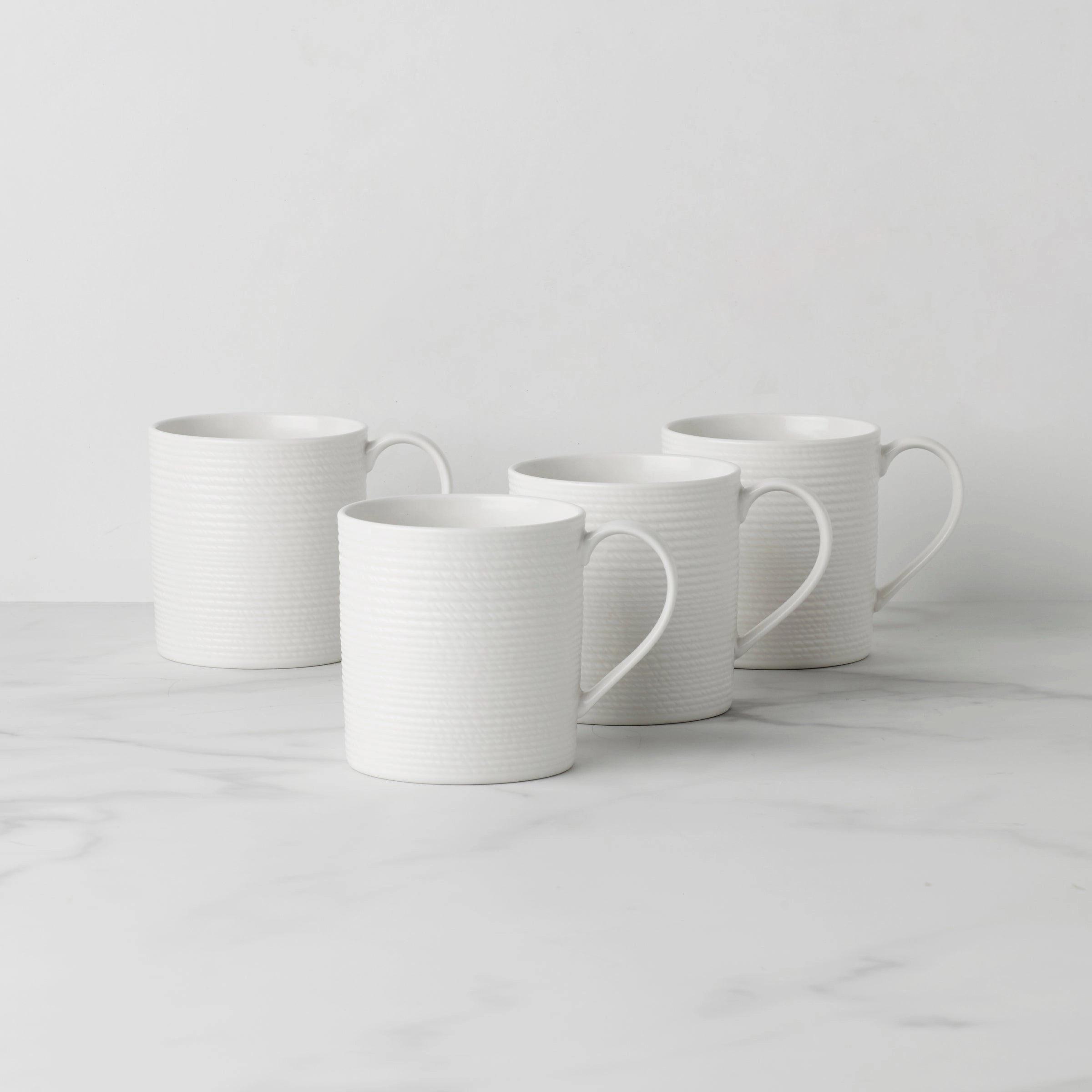LX Collective White Mugs - Set of 4halloween party decor ,outdoor halloween decor 