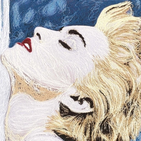 Madonna True Blue - 12"x12"nordic style wall decor