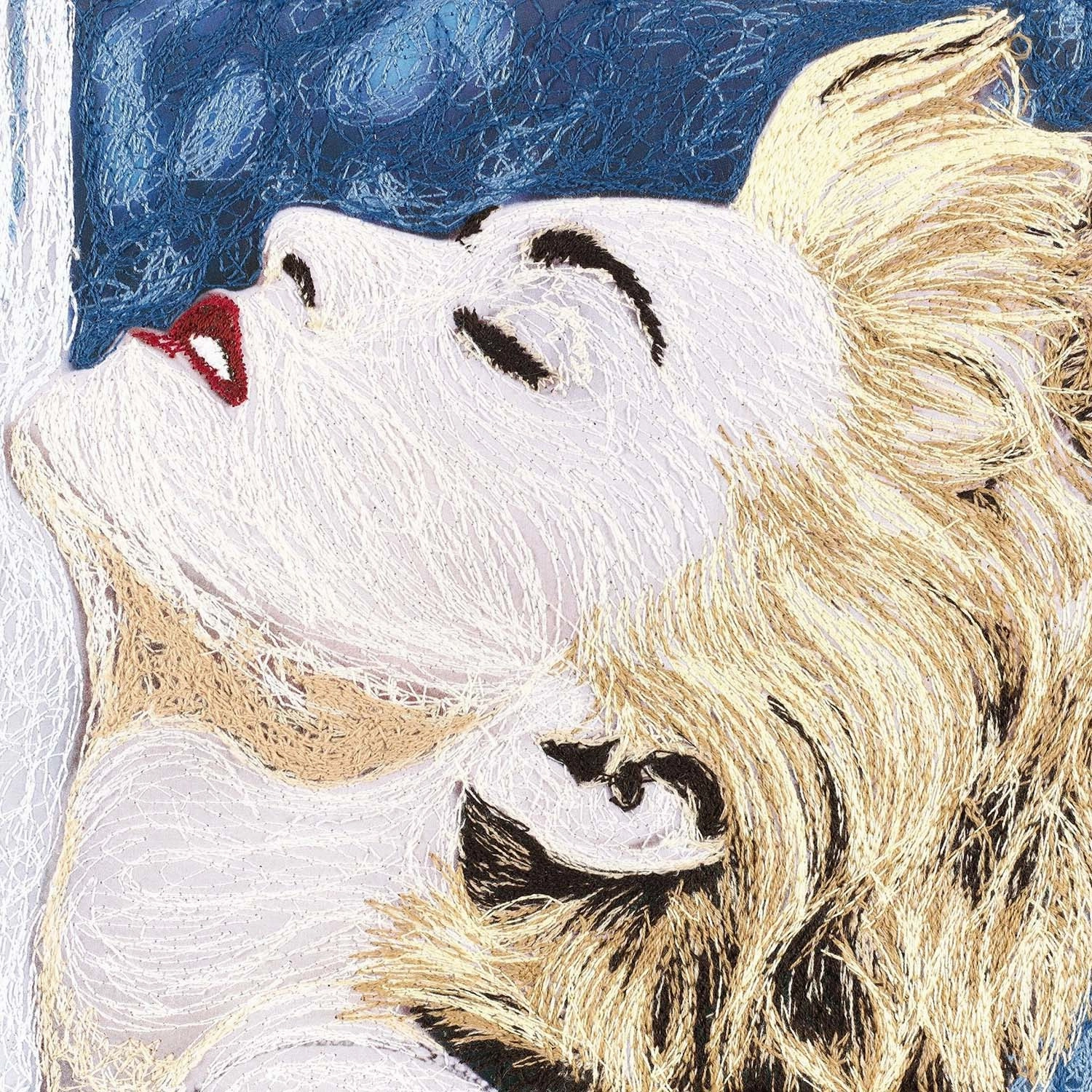 Madonna True Blue - 12"x12"nordic style wall decor