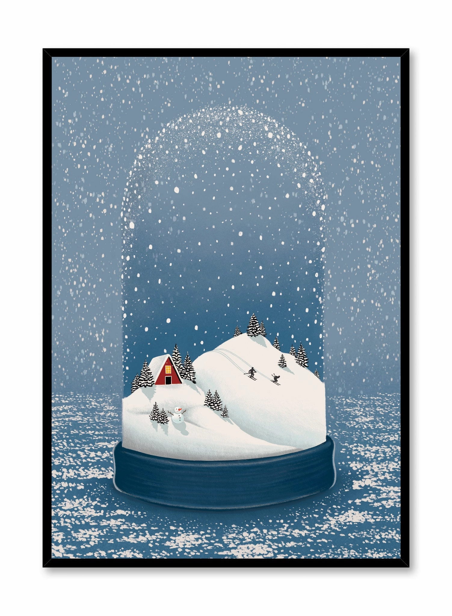 Magical Winter Snow Globe, Posterpop culture themed posters