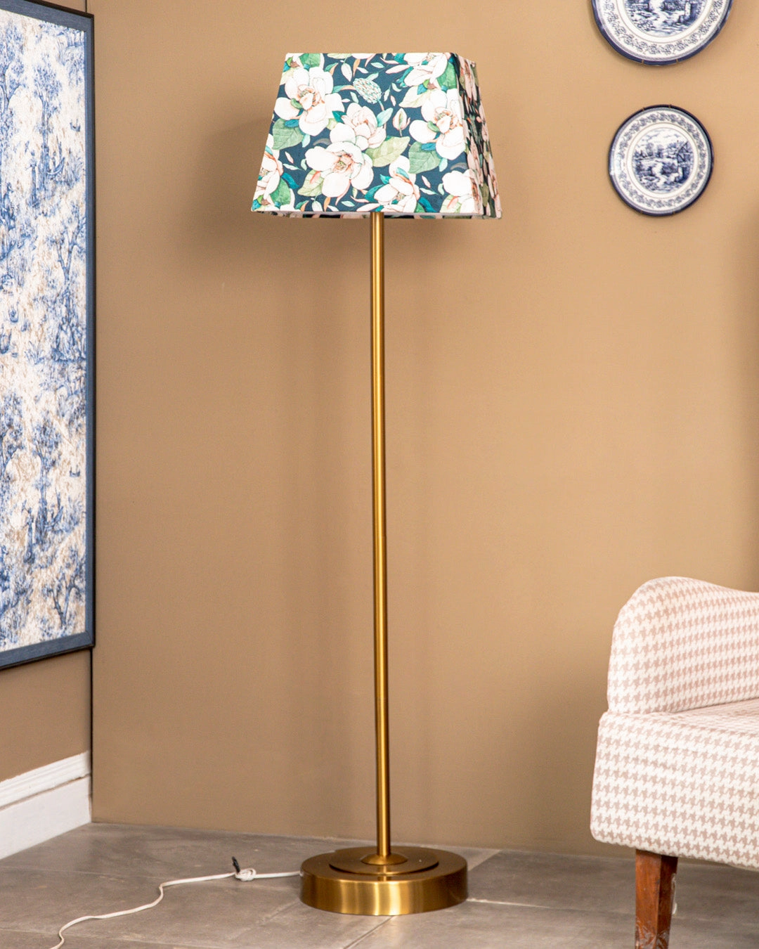 Magnolia Noir Rectangular Lamp Shade
