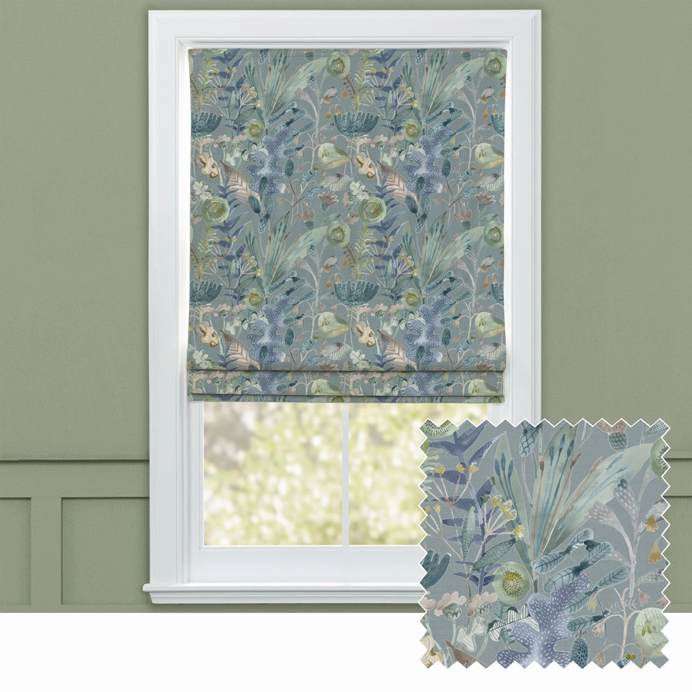 Maizey Printed Cotton Made to Measure Roman Blinds Cornflowerhome decor ,wall decor 
