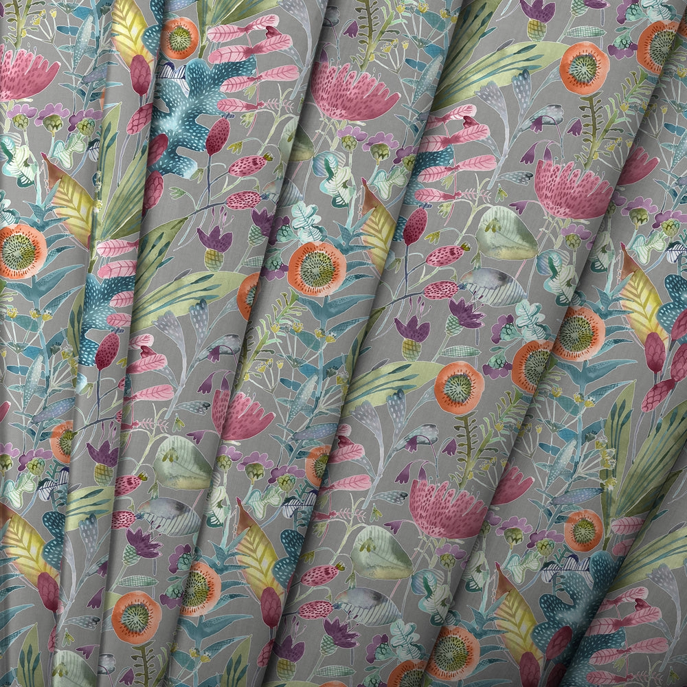 Maizey Printed Cotton Made to Measure Roman Blinds Persimmon