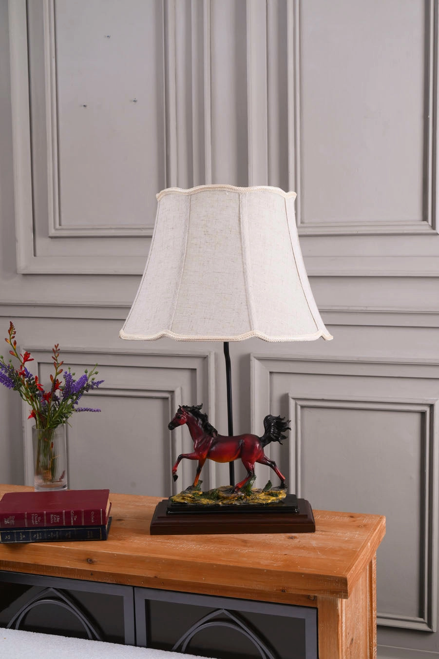 Majestic Running Horse Figurine Table Lampmodern wall lamp,smart wall lamp