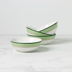 Make It Pop All-Purpose Bowls - Set of 4 - Green/Pinkmodern kitchen decor ,kitchen dinner set ,dinnerware 
