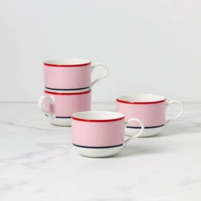 Make It Pop Mugs - Set of 4 - Pink/Bluevalentine's day decorations ,valentine's centerpiece 