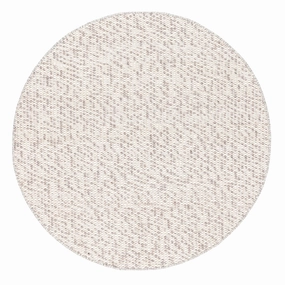 Mallory Marbled Cream and Grey Chunky Wool Round Rugmodern color block patchwork rug