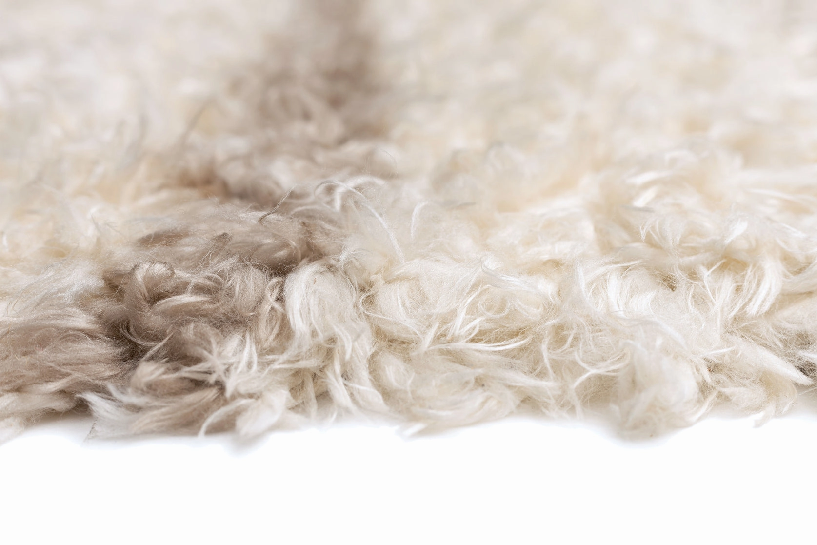 Mandisa Cream & Beige Tribal Shag Rug