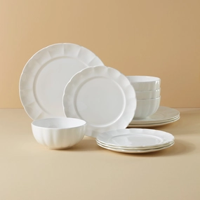 Manor 12-Piece Dinnerware Setmodern kitchen decor ,kitchen dinner set ,dinnerware 