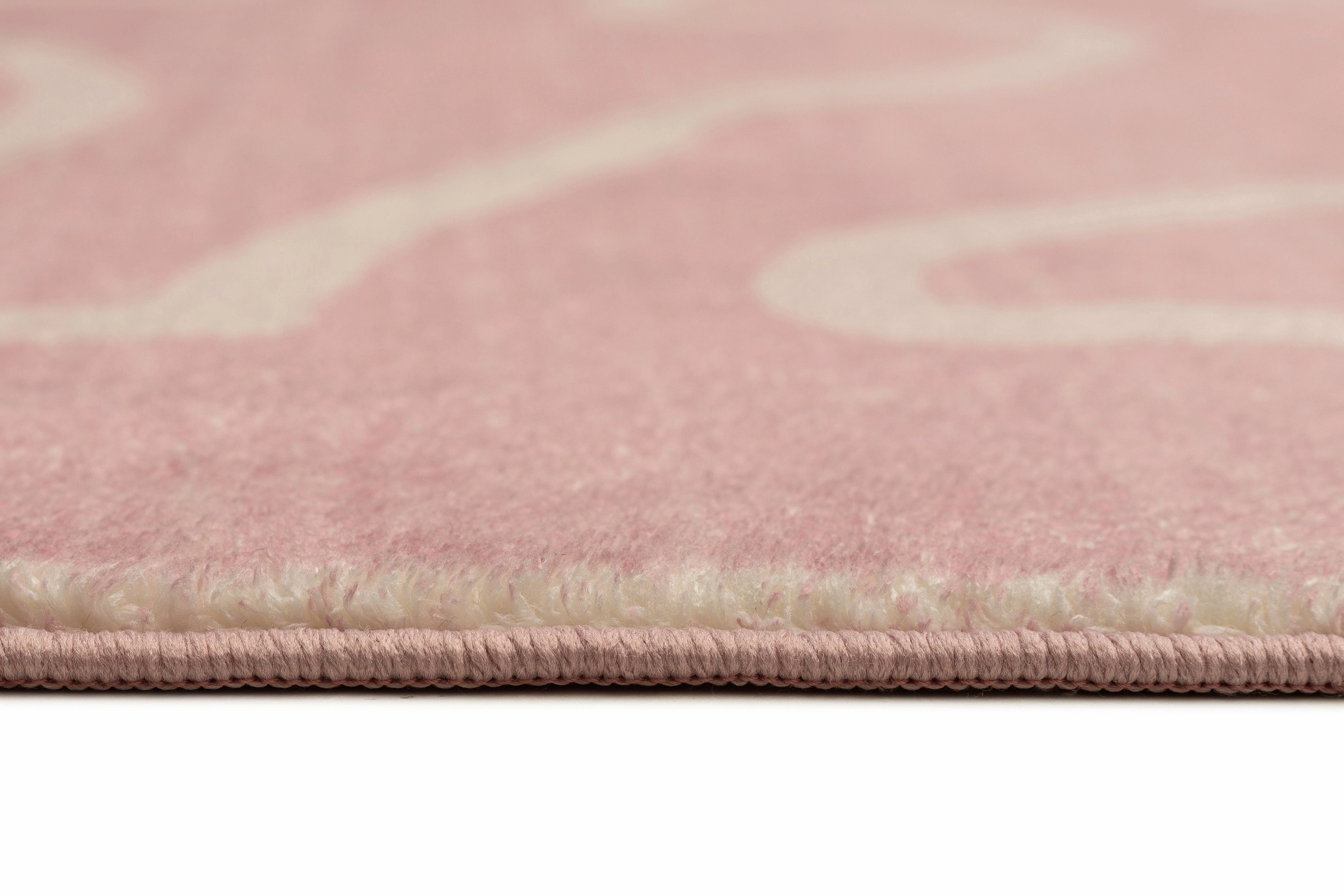 Manuela Purple Hand Drawn Washable Rug