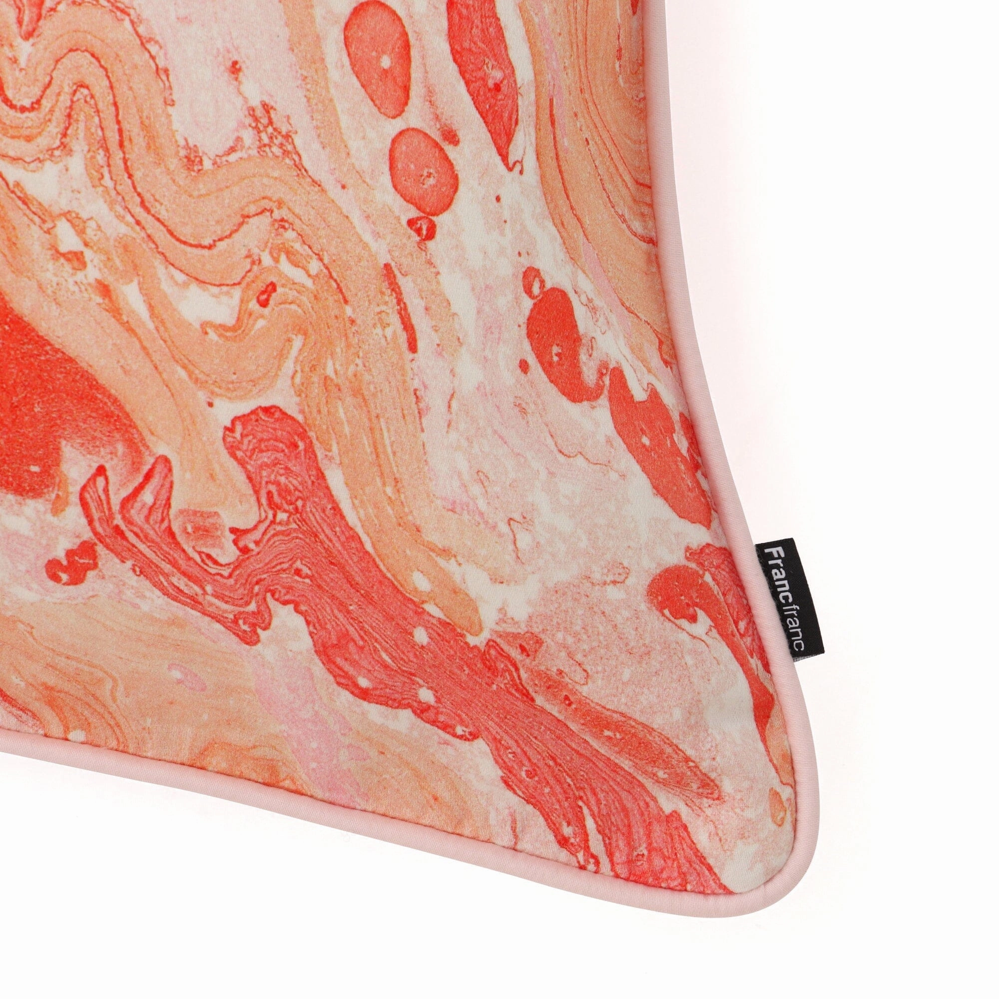 Marble Cushion Cover 450 X 450 Pink