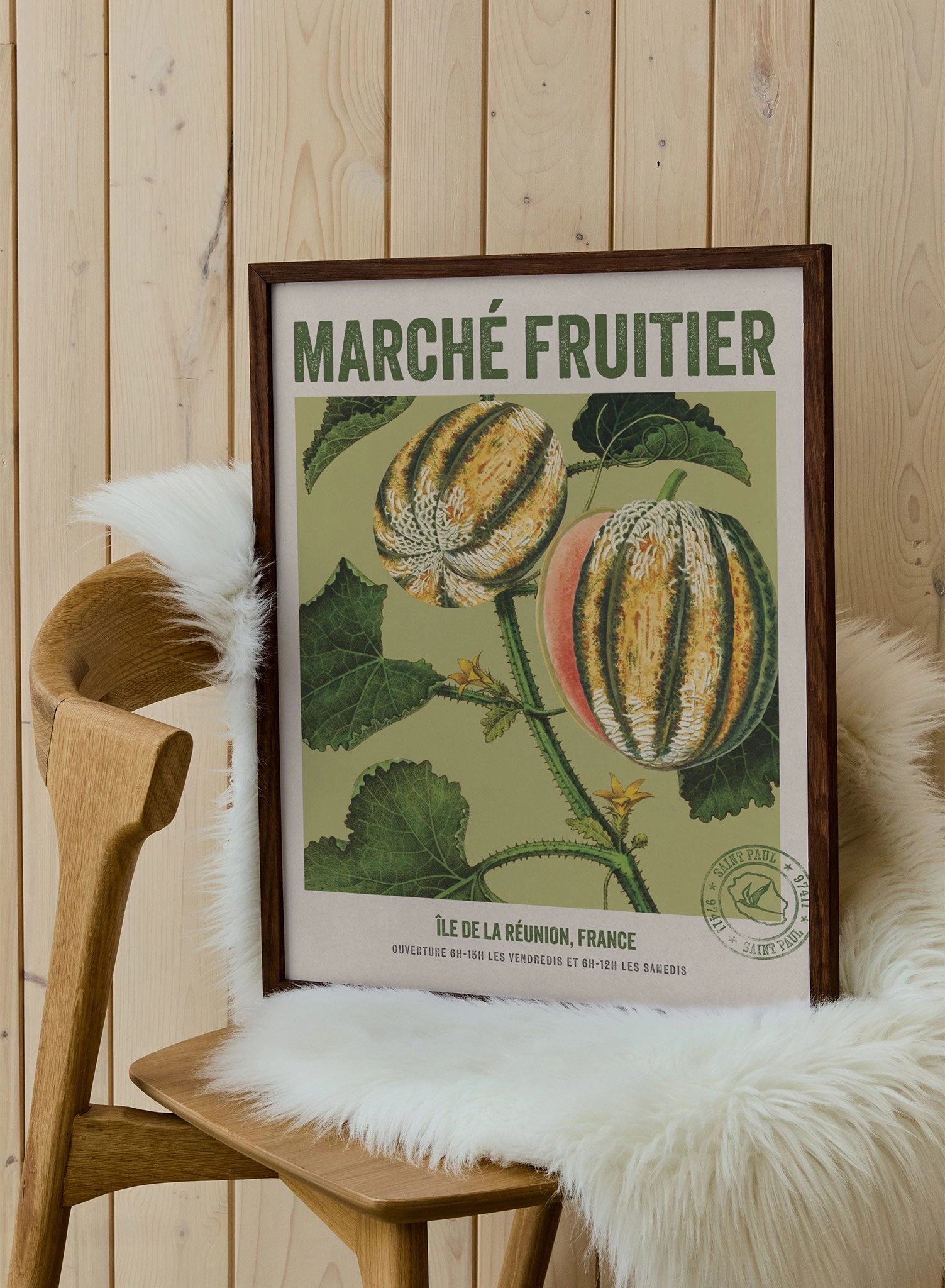 March Fruitier Reunion Island, Poster