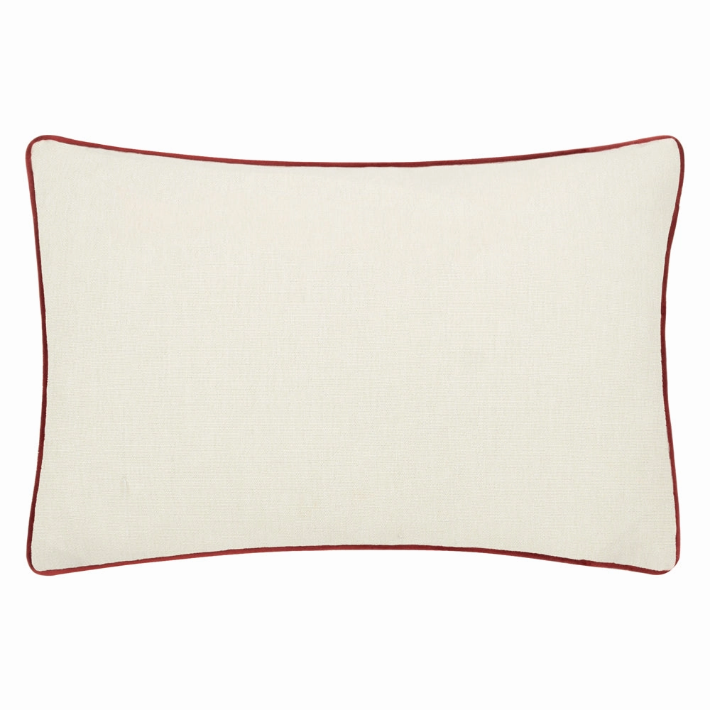 Marigold Embroidered Cushion Russet