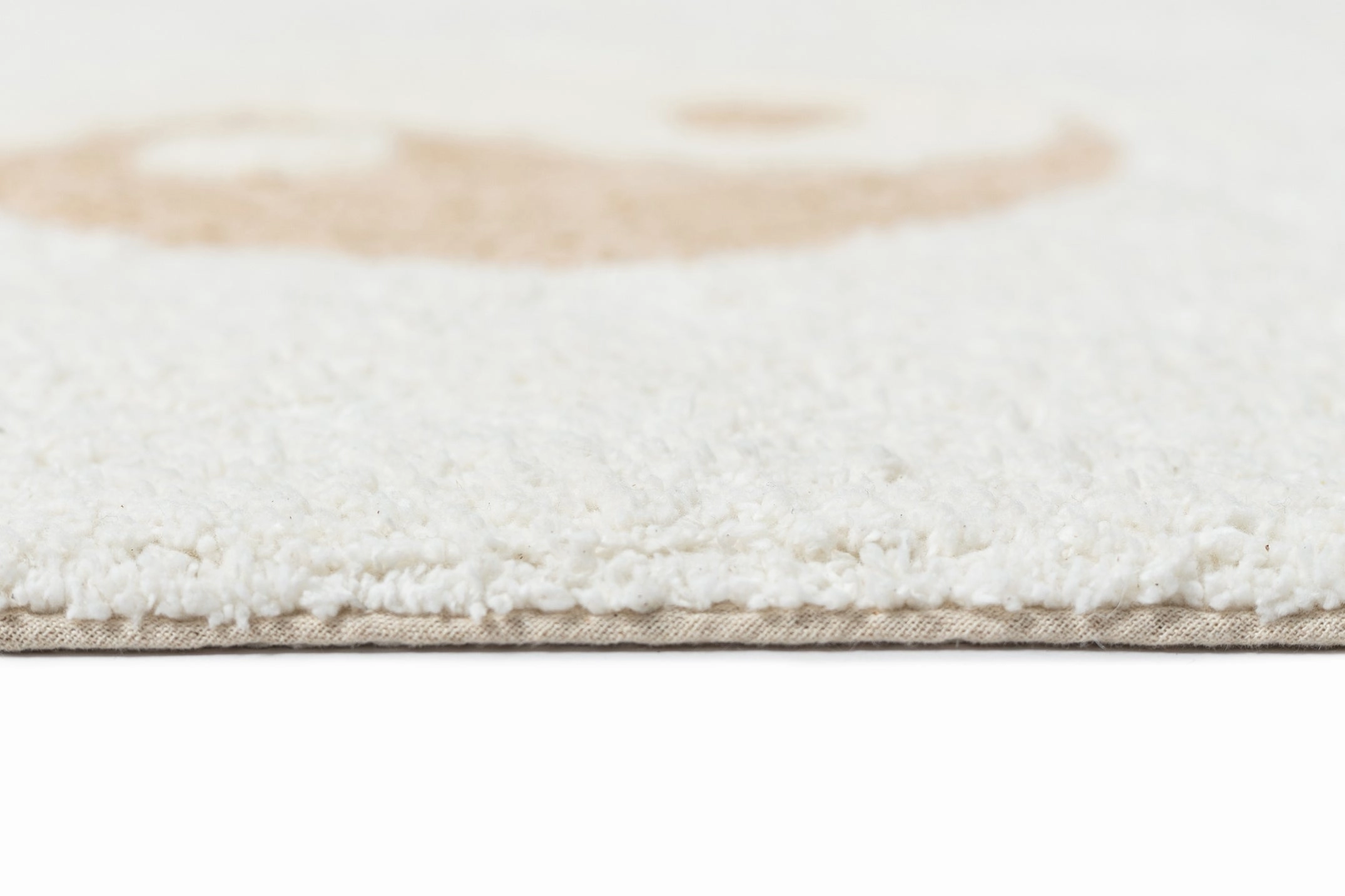 Marika Cream and Beige Yin Yang Cotton Washable Rug *NO RETURNS UNLESS FAULTY