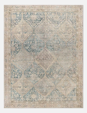 Marlene I Rug by Becki Owens x Suryamodern color block patchwork rug