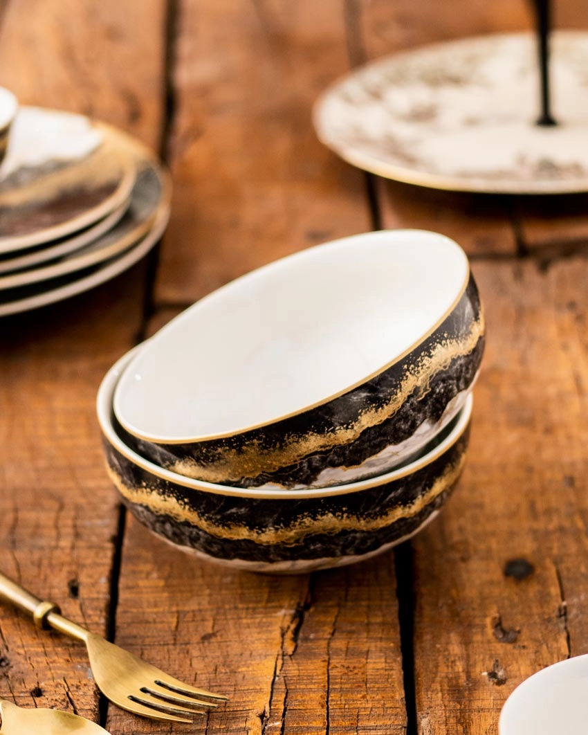 Marquina Gold Cereal Bowl - Single