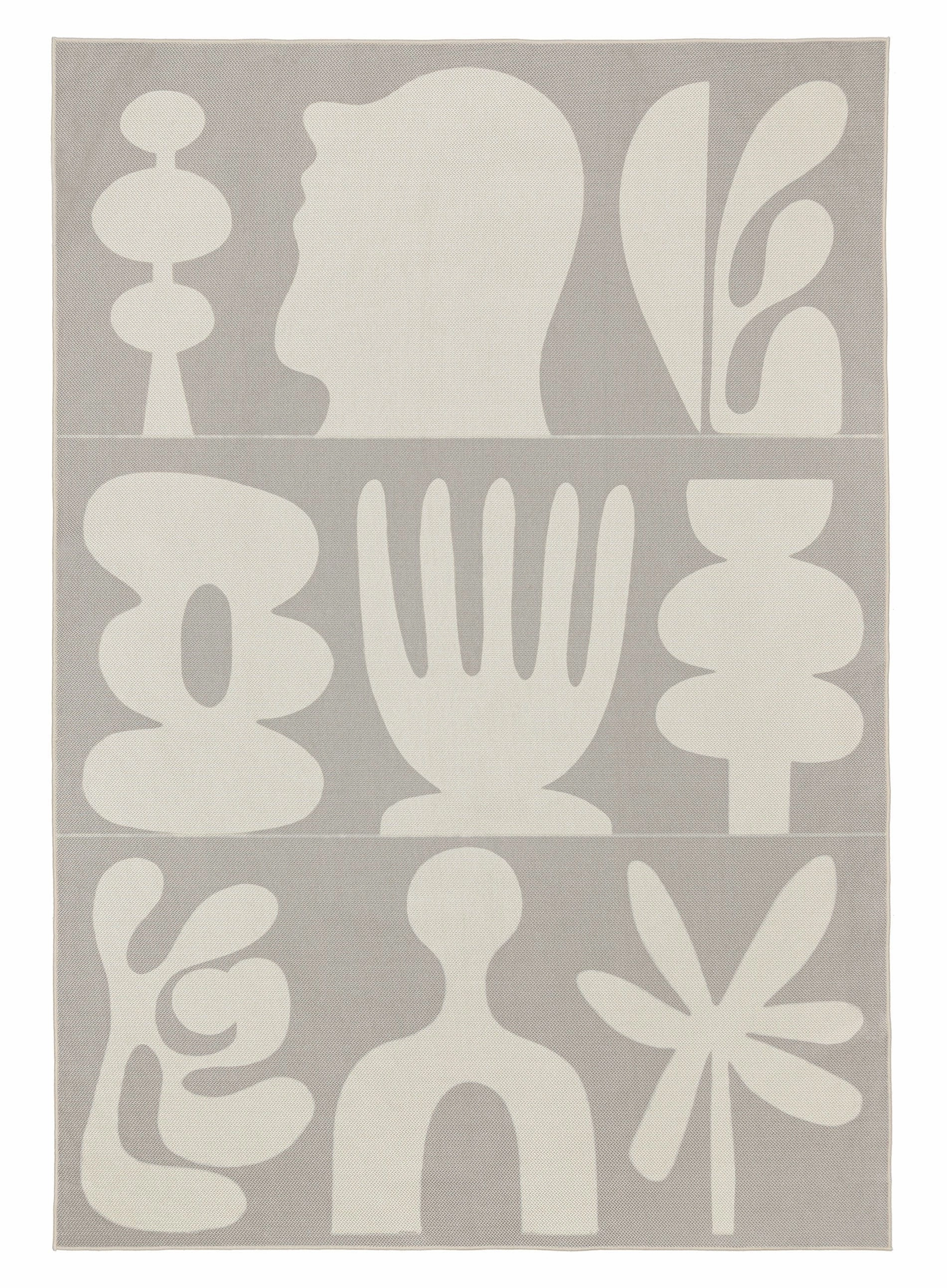 Maylee Grey Graphic Indoor Outdoor Washable Rug *NO RETURNS UNLESS FAULTYmodern color block patchwork rug