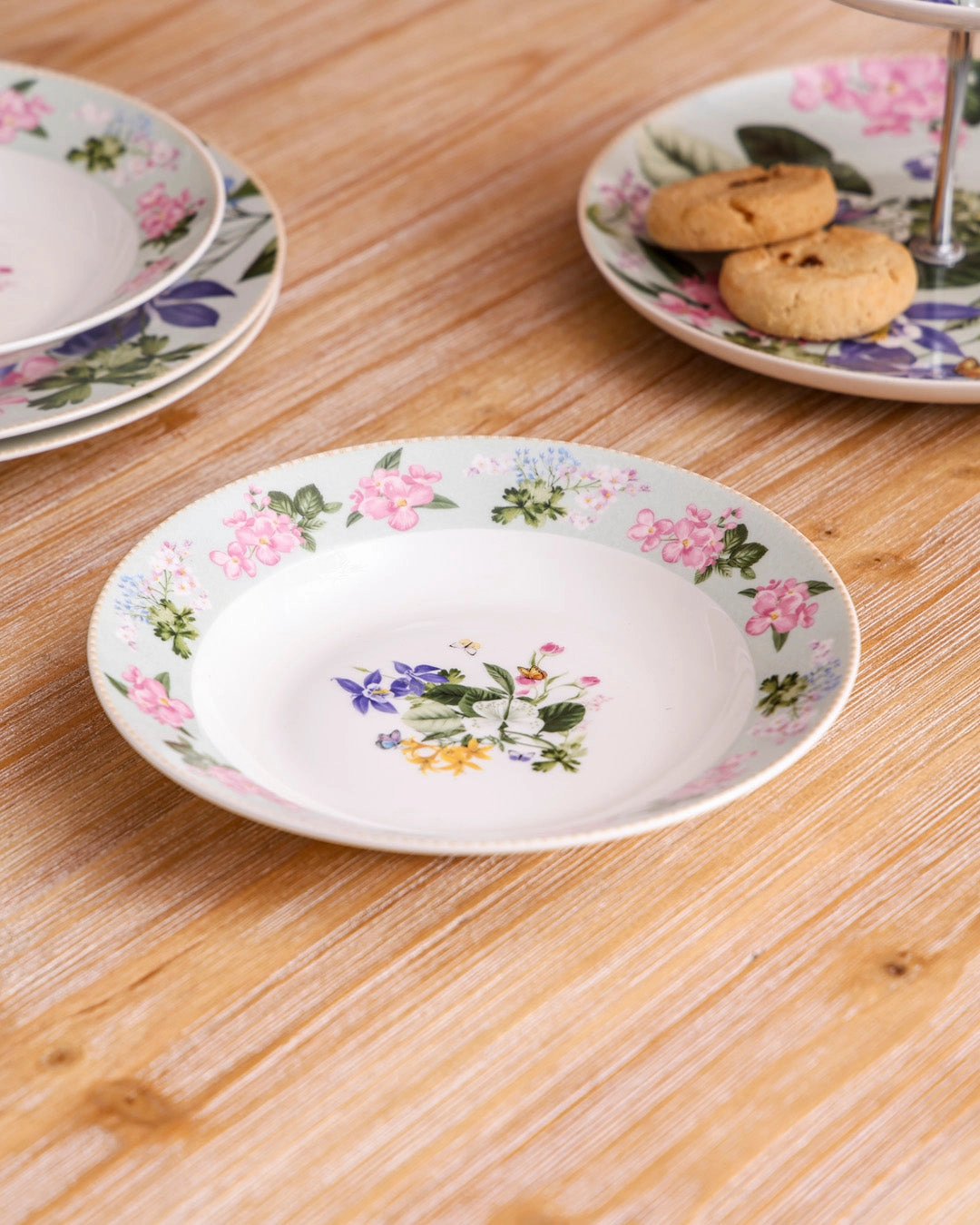 Meadow Butterfly Pasta Bowl - Set Of 2