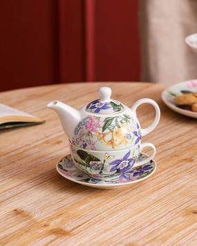 Meadow Butterfly Tea for Two Setmodern kitchen decor ,kitchen dinner set ,dinnerware 