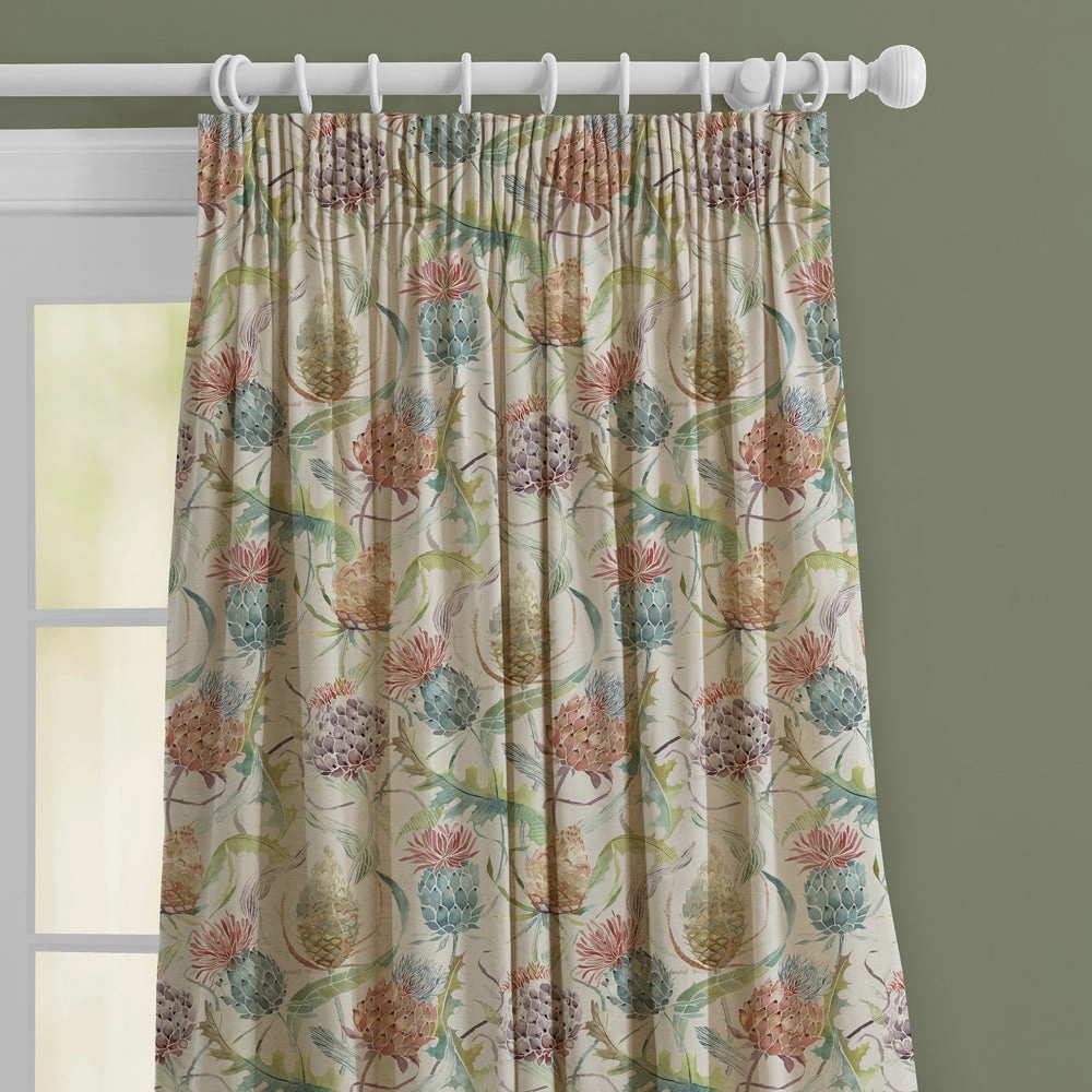 Meadwell Printed Made to Measure Curtains Pomegranate