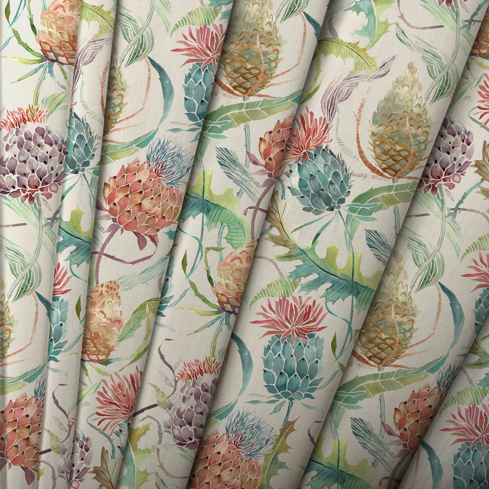 Meadwell Printed Made to Measure Curtains Pomegranate