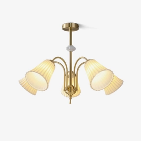 Medieval Ceramic Trumpet Chandelierrustic chandelier,bedroom chandelier 