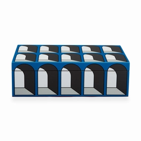 Medium Arcade Lacquer Boxdecorative storage box ,stackable storage box 
