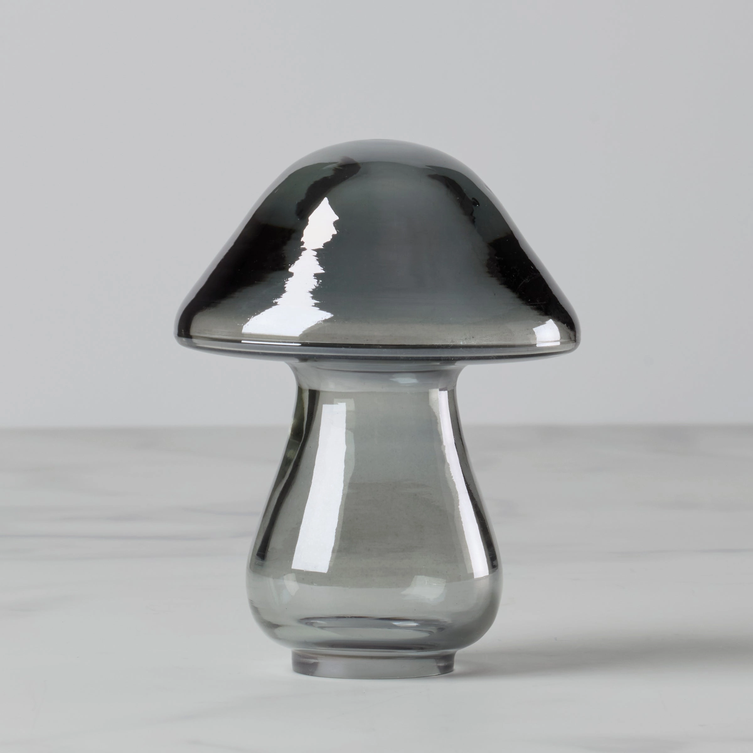 Medium Onyx Luster Glass Mushroomthanksgiving decor ,thanksgiving centerpiece 