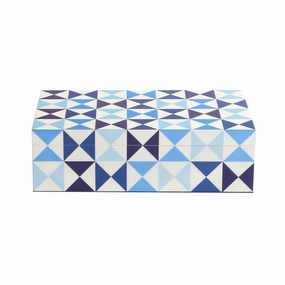 Medium Sorrento Lacquer Boxdecorative storage box ,stackable storage box 