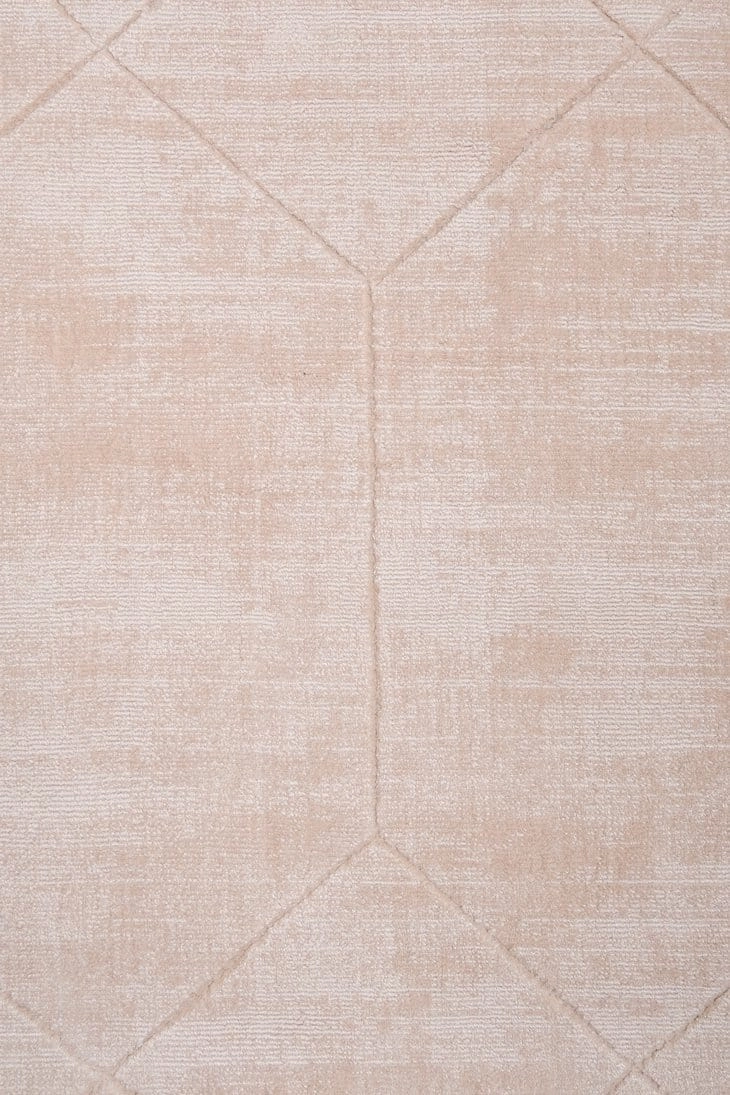 Melinda Pink Geometric Viscose Rug *NO RETURNS UNLESS FAULTY
