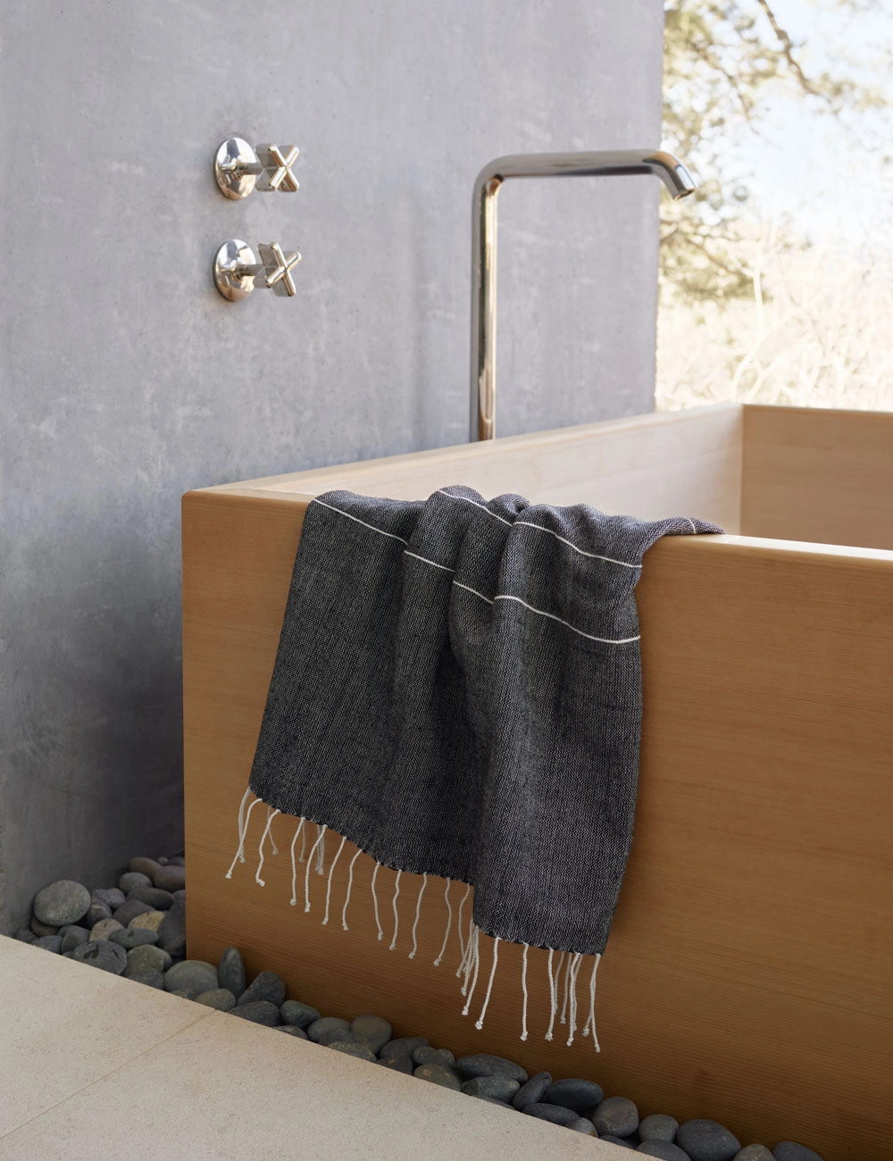 Melkam Hand Towel by Bol Road Textiles