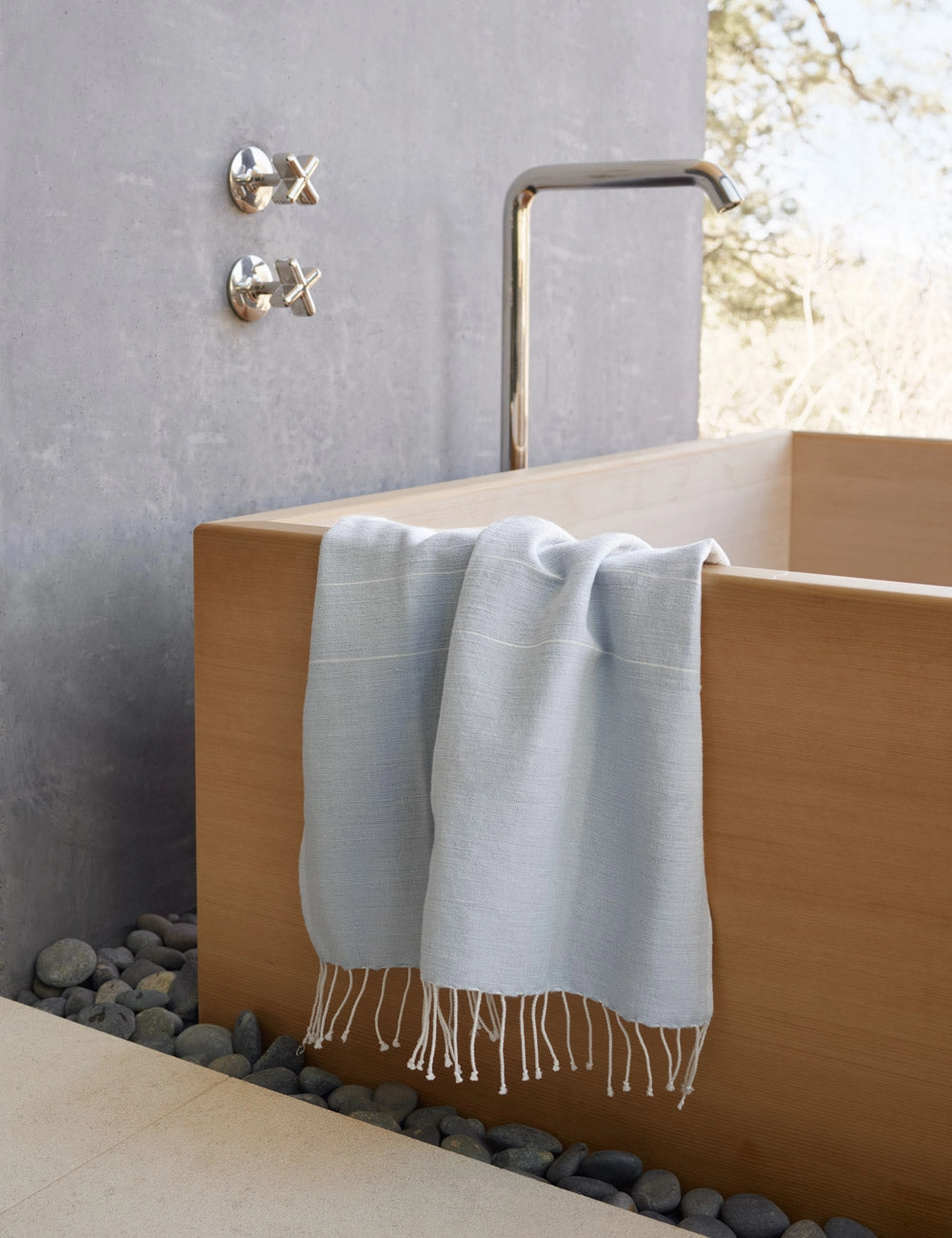Melkam Hand Towel by Bol Road Textiles