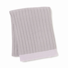 Melting bicolor knit throw (lap blanket) 1700 x 1000 Purple x light purplebedding sets ,throw blankets 