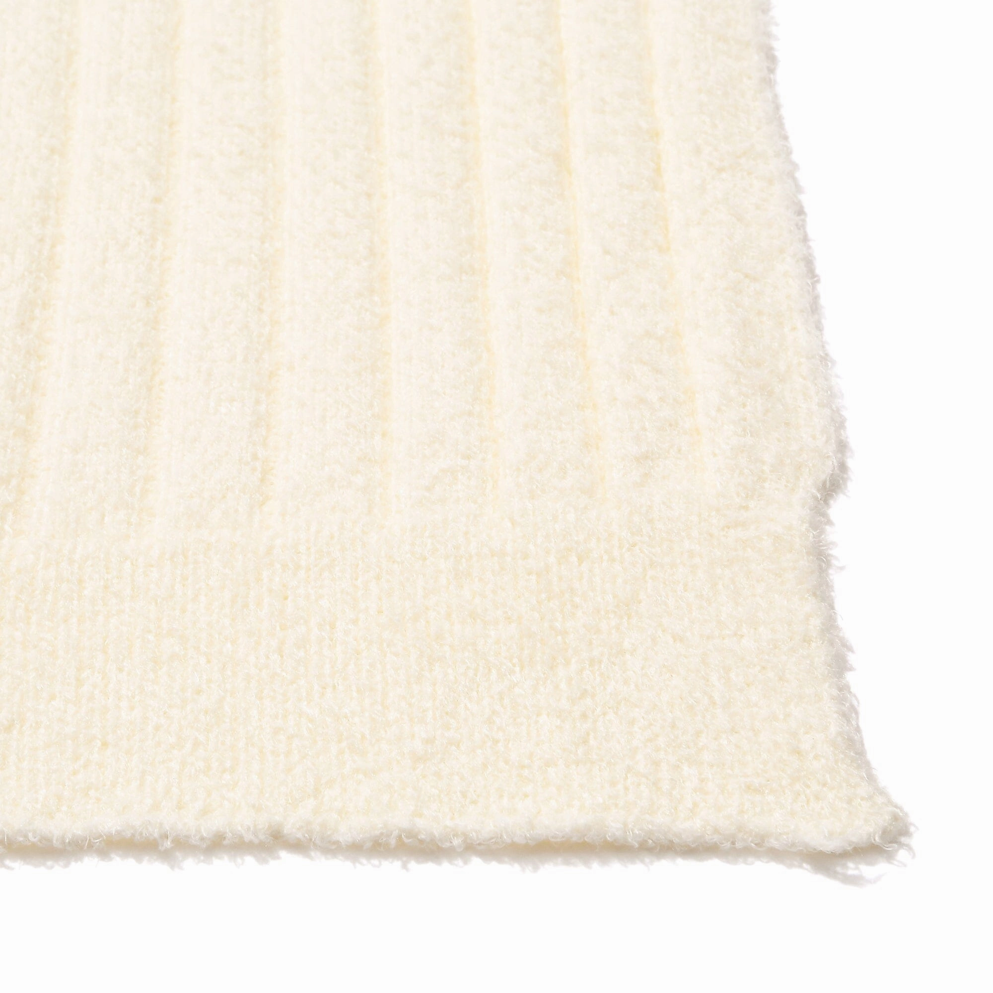 Melty Knit Throw 100X170 White
