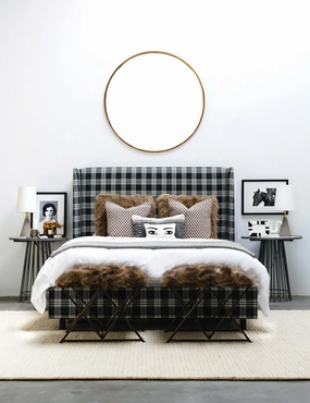 Mercedes Round Mirrornordic style wall decor