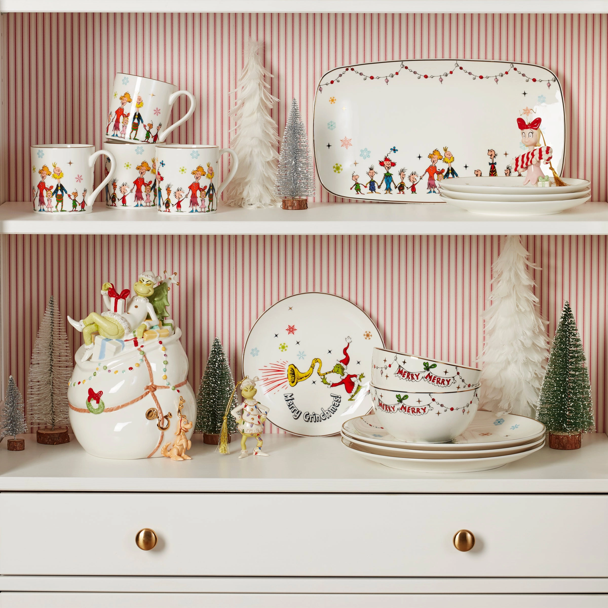 Merry Grinchmas All-Purpose Bowls - Set of 4
