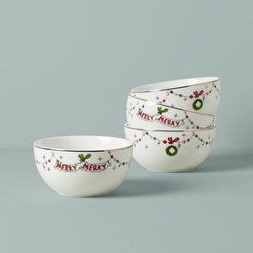 Merry Grinchmas All-Purpose Bowls - Set of 4modern kitchen decor ,kitchen dinner set ,dinnerware 