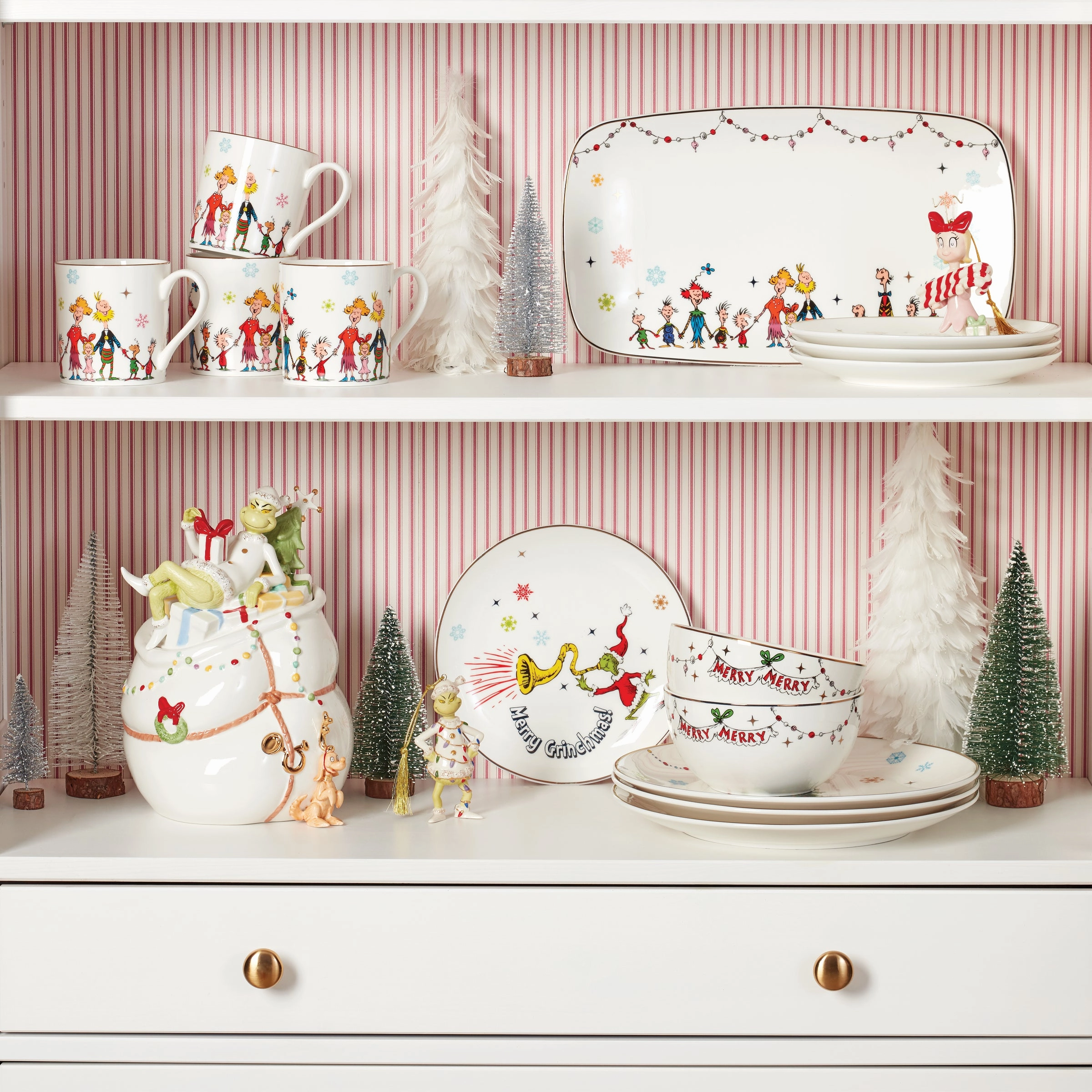 Merry Grinchmas Dinner Plates - Set of 4