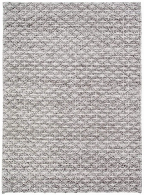Mia Grey Lattice Wool Rug *NO RETURNS UNLESS FAULTYmodern color block patchwork rug