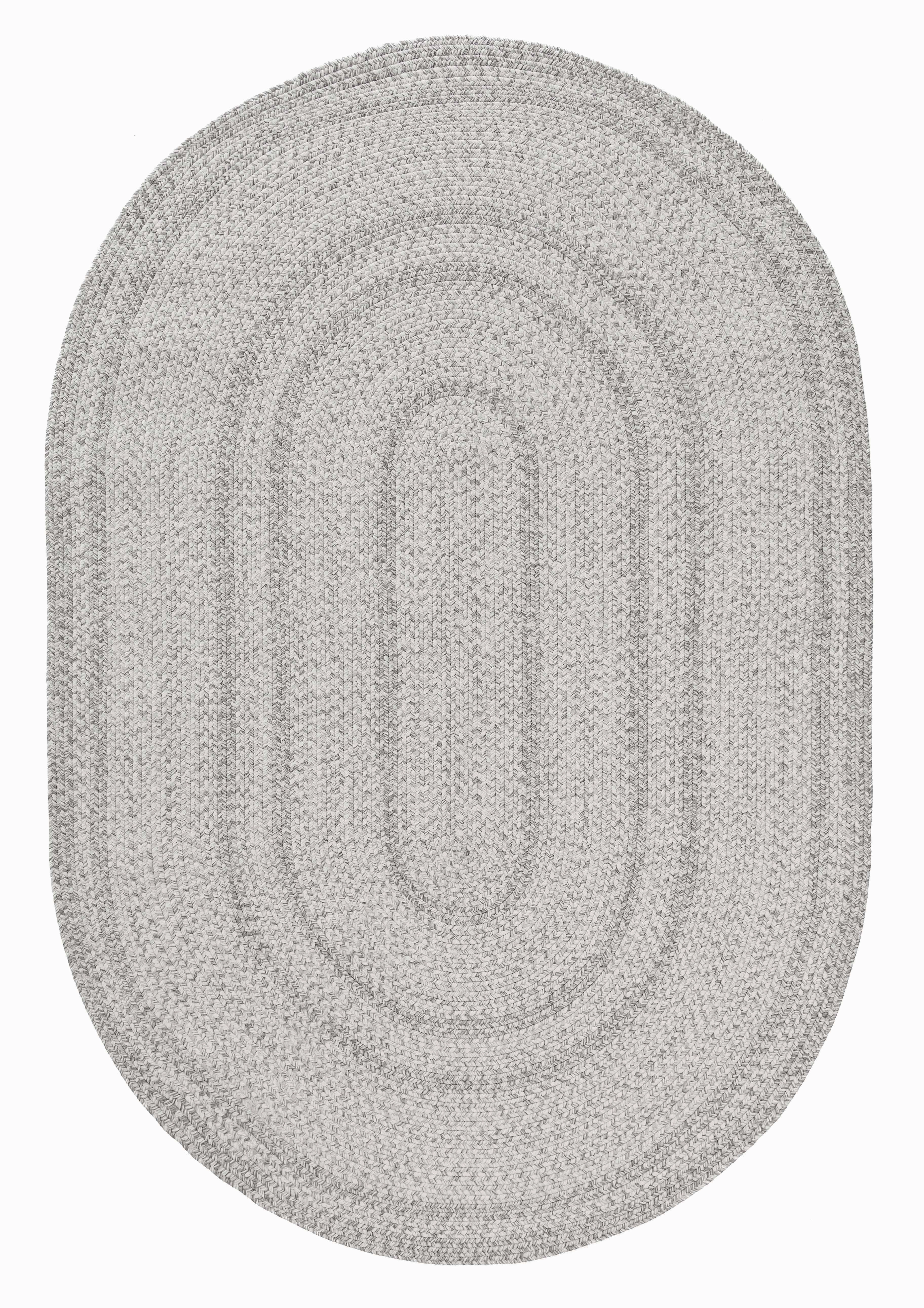 Mika Grey Braided Flatweave Indoor Outdoor Oval Rug *NO RETURNS UNLESS FAULTYmodern color block patchwork rug