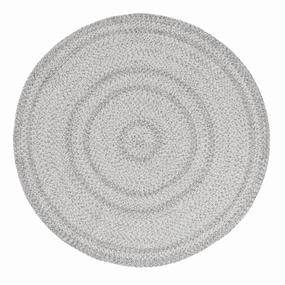 Mika Grey Braided Flatweave Indoor Outdoor Round Rug *NO RETURNS UNLESS FAULTYmodern color block patchwork rug