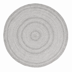 Mika Grey Braided Flatweave Indoor Outdoor Round Rugmodern color block patchwork rug