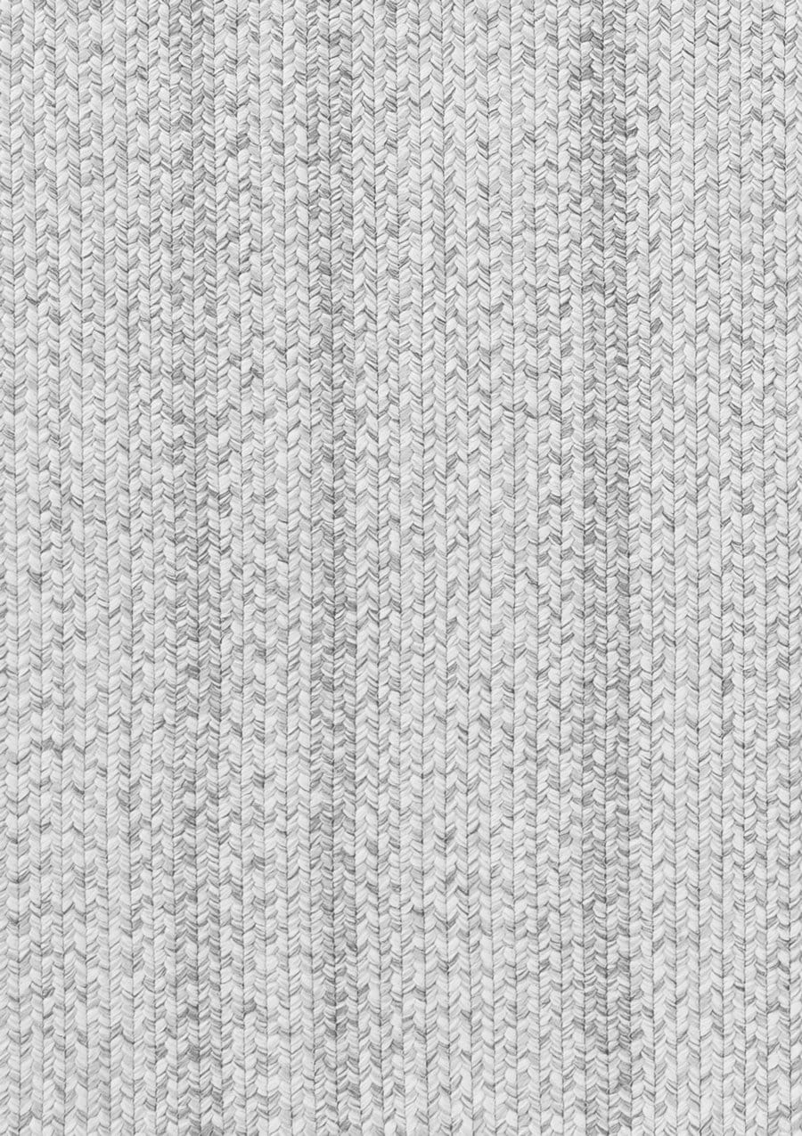 Mika Grey Braided Flatweave Indoor Outdoor Rug