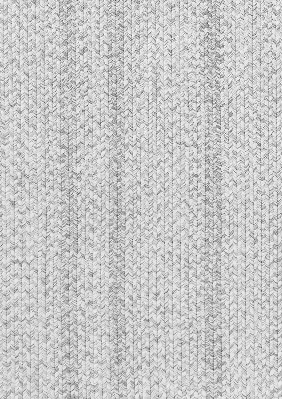 Mika Grey Braided Flatweave Indoor Outdoor Rug