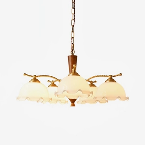 Milky Flower Chandelierrustic chandelier,bedroom chandelier 