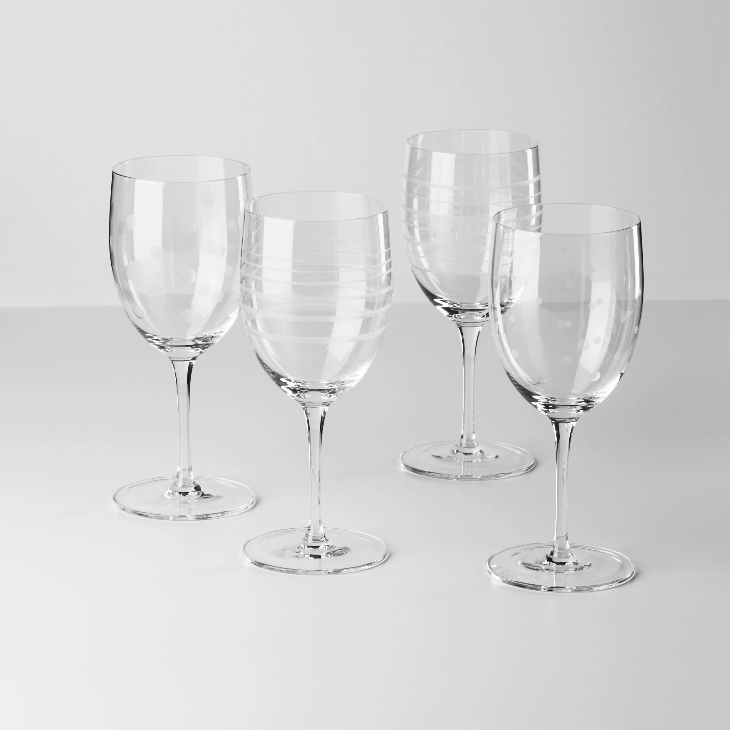 Mingle Wine Glasses - Set Of 4glass cups ,personalized mugs 
