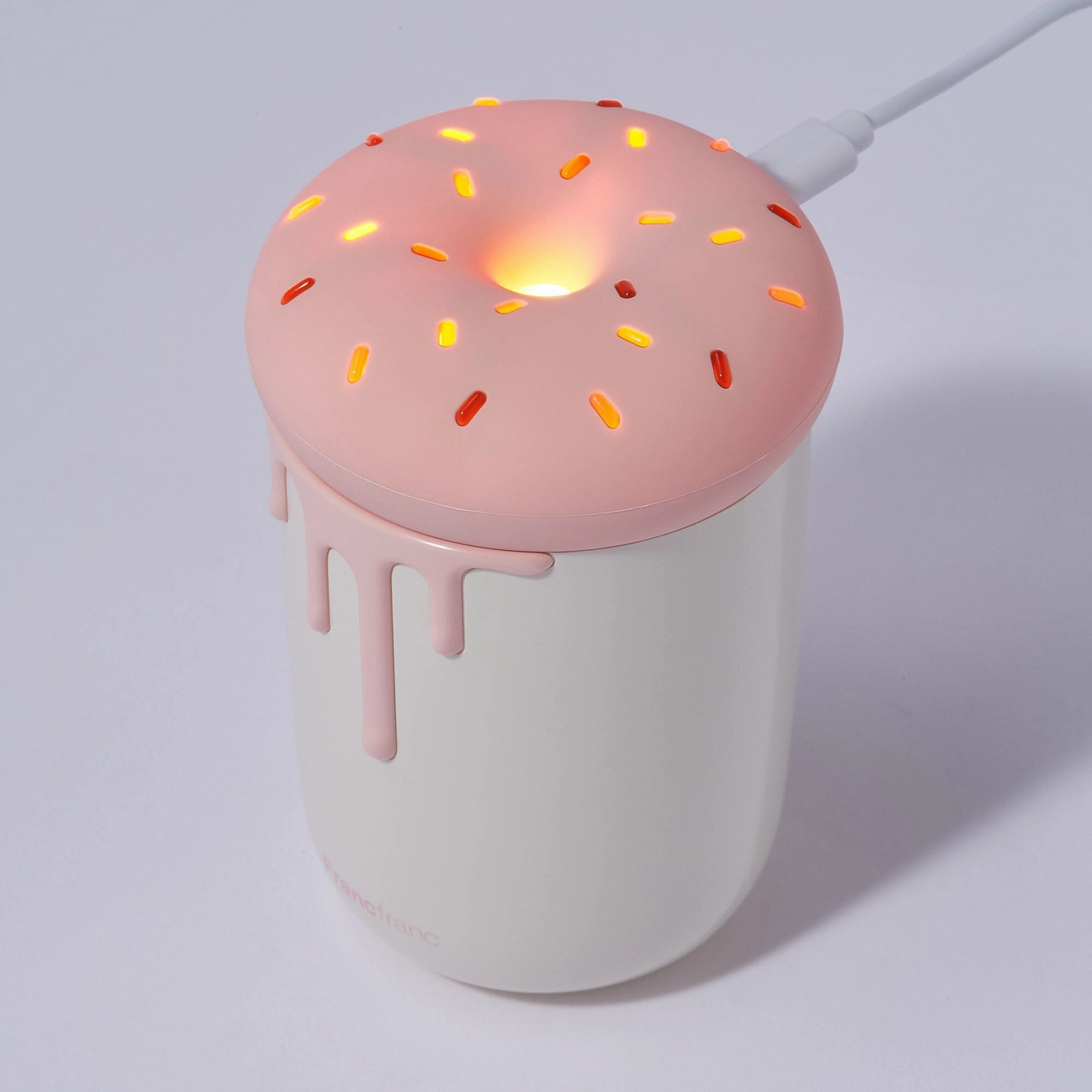 Mini Usb Donut Humidifier  Light Pink