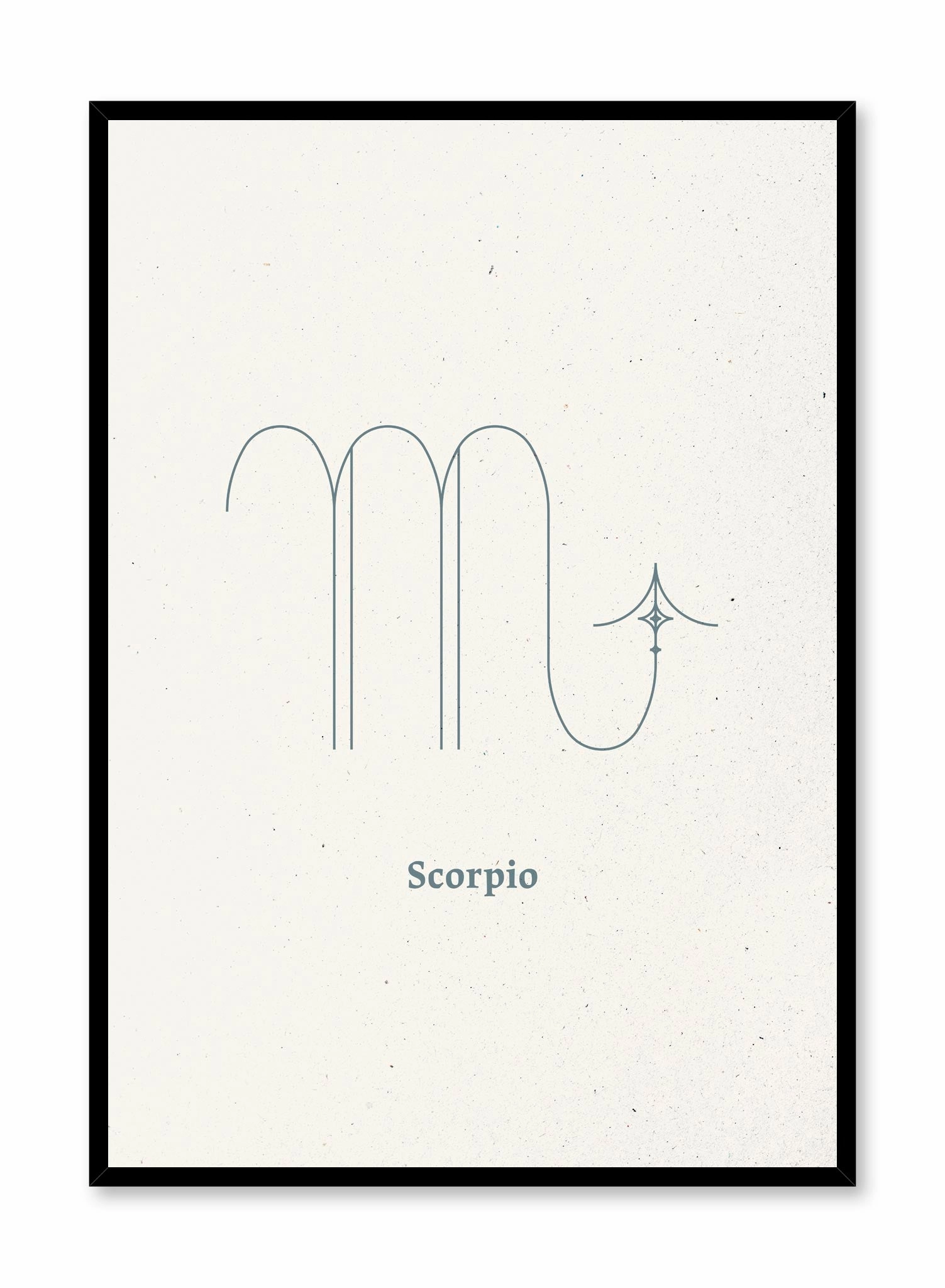 Minimal Scorpio, Posterpop culture themed posters