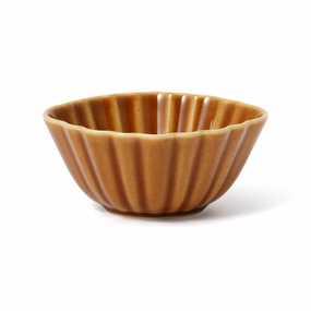 Mino Mini Bowl Kikubishi Brownhand-painted ceramic bowl