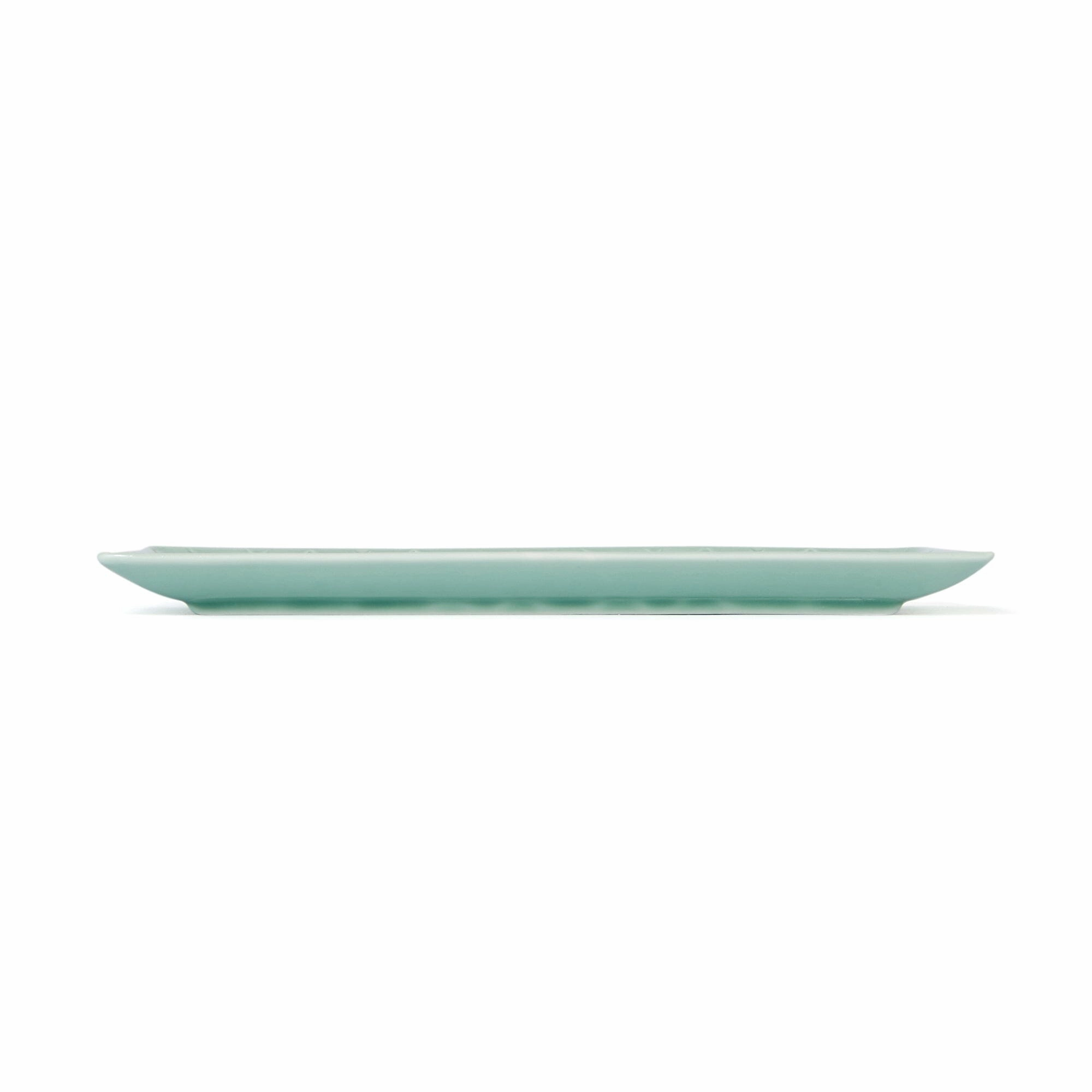 Mino Rectangular Plate Medium Green